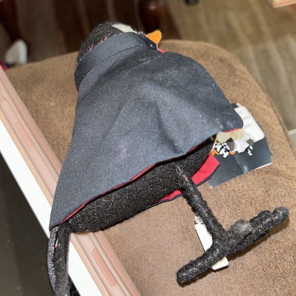 5.75" Fabric Halloween Bird Figurine Dracula Count - Picture 9 of 9